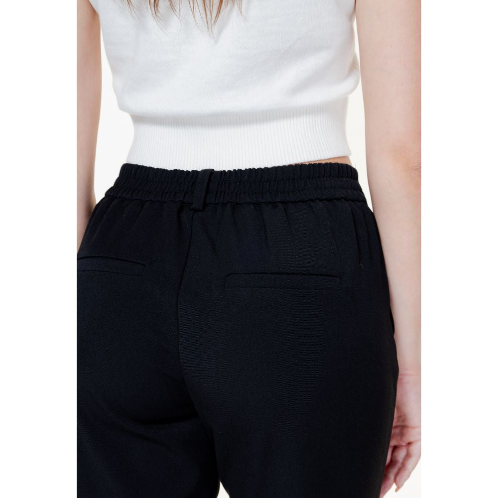 Vero Moda Black Polyester Pant Vero Moda