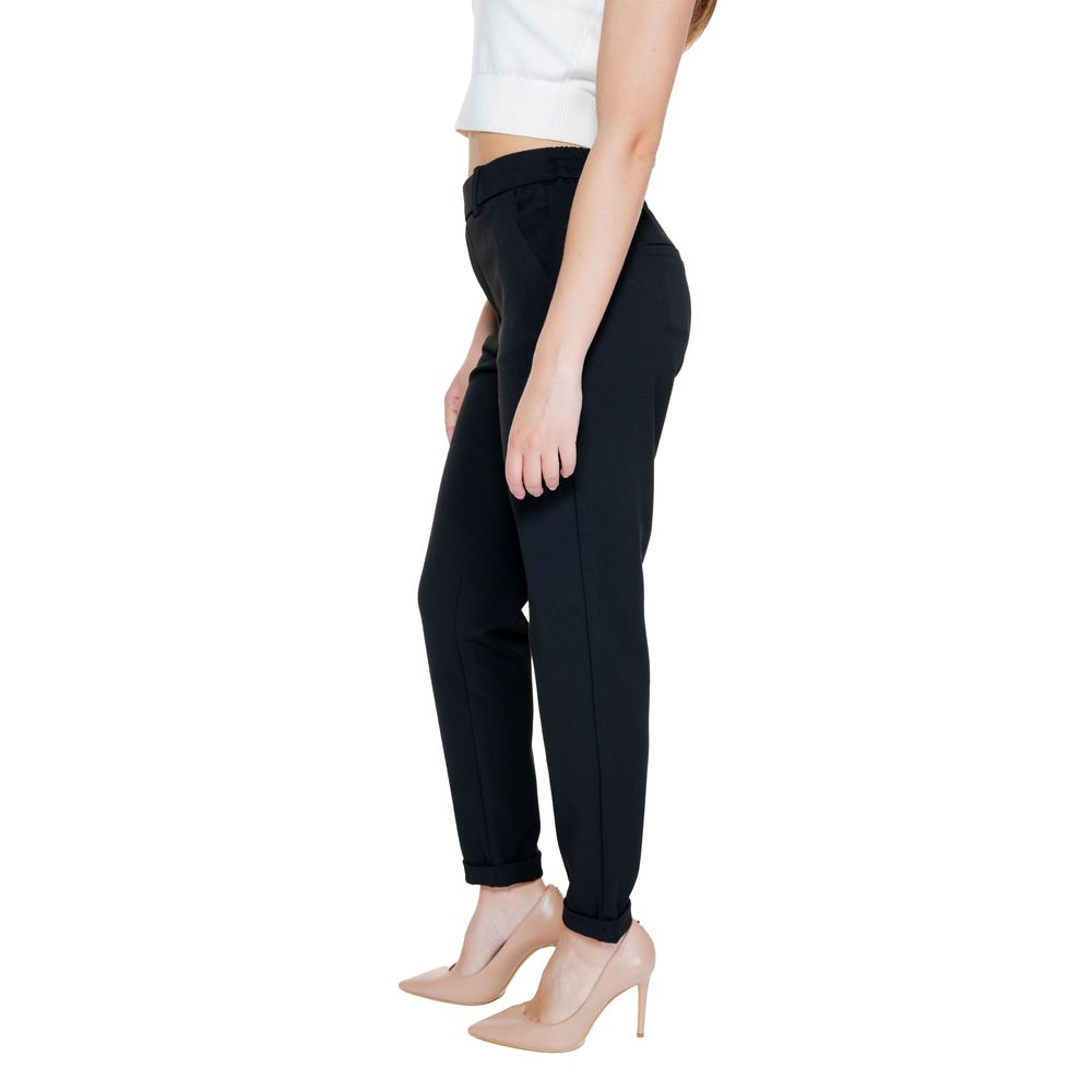 Vero Moda Black Polyester Pant Vero Moda