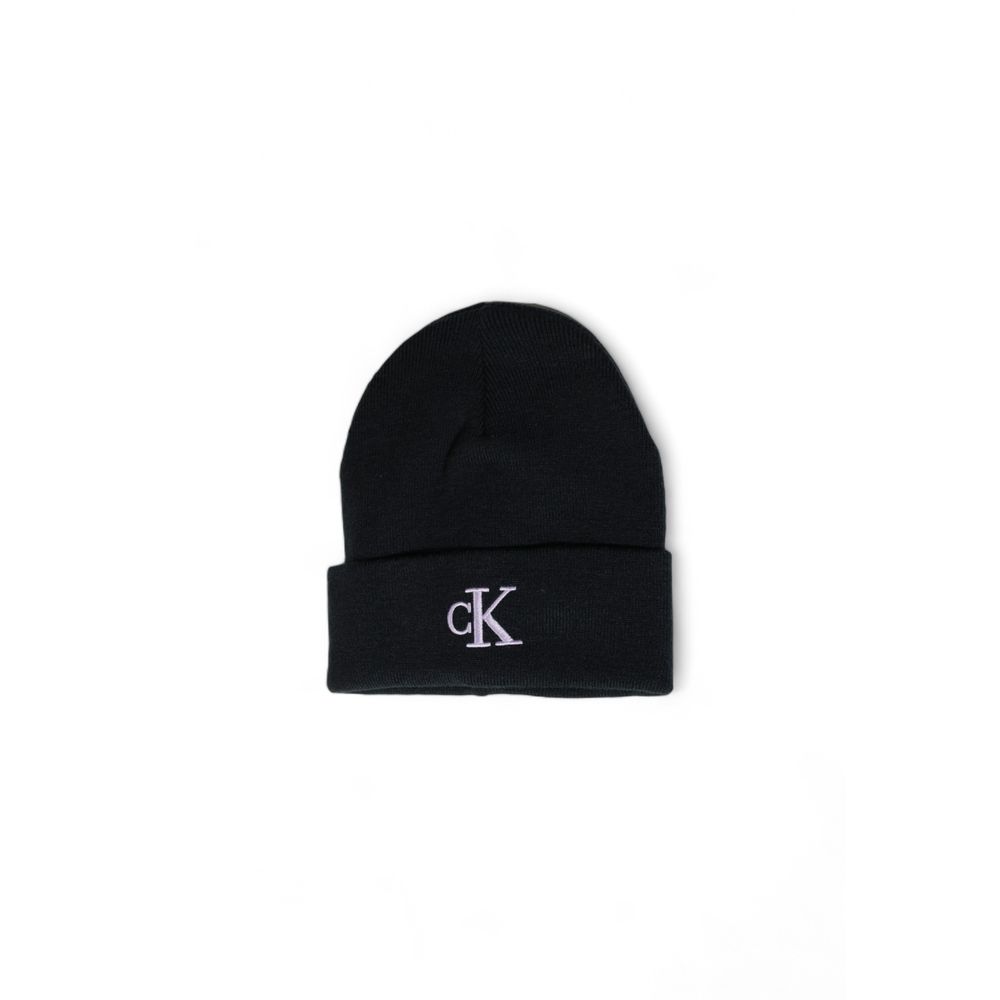 Calvin Klein Jeans Black Recycled Polyester Cap Baseball Hat