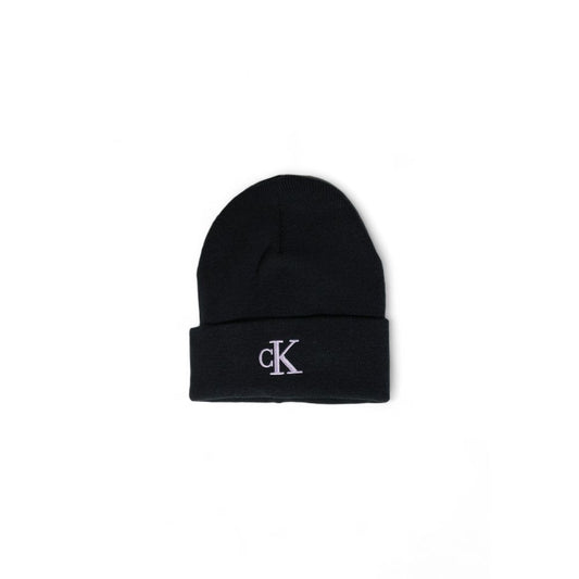 Calvin Klein Jeans Black Recycled Polyester Cap Baseball Hat