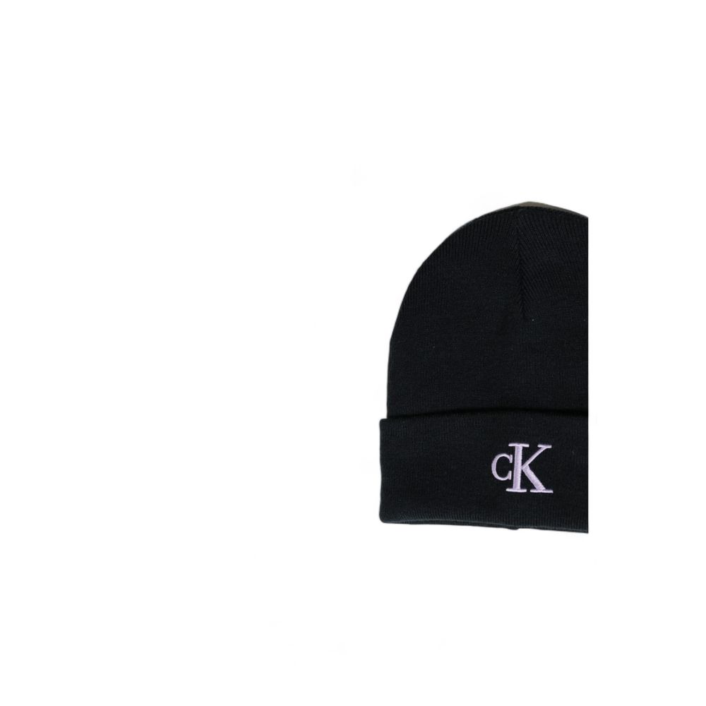 Calvin Klein Jeans Black Recycled Polyester Cap Baseball Hat