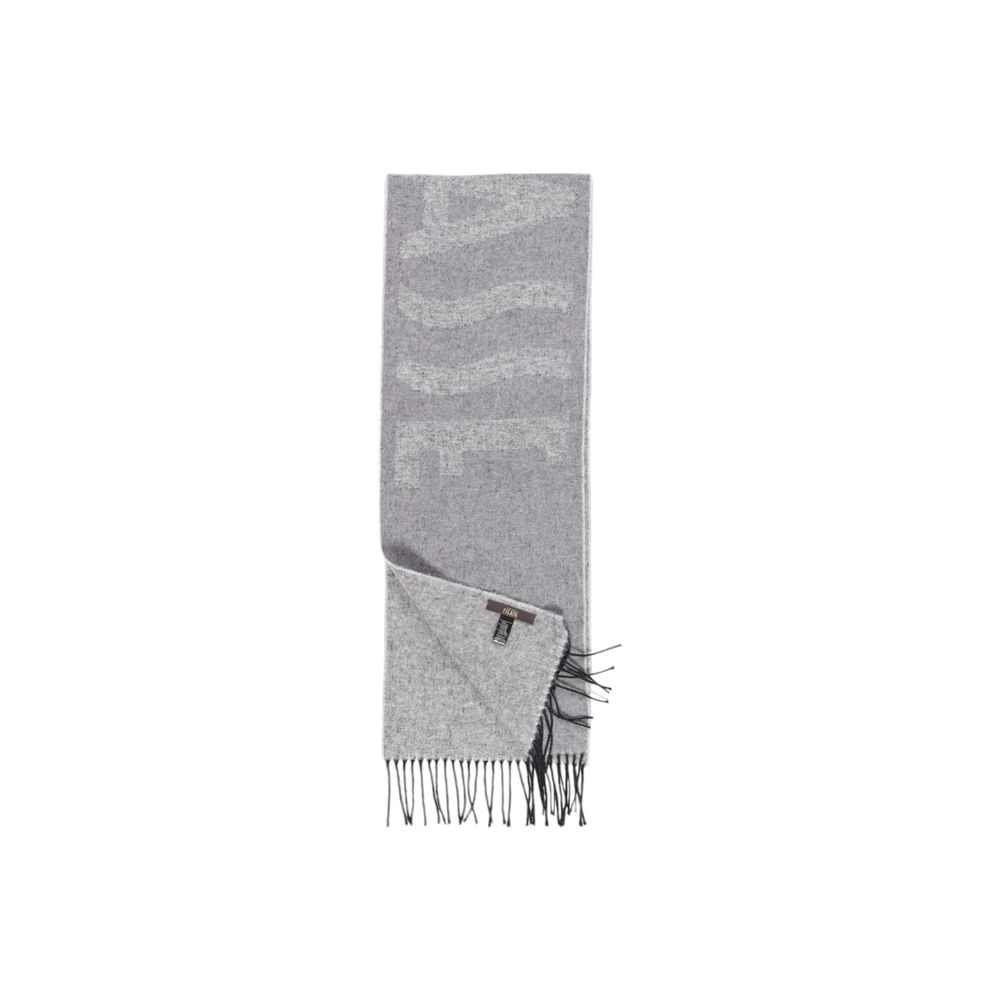 Alviero Martini Prima Classe Gray Cotton Scarf Alviero Martini Prima Classe