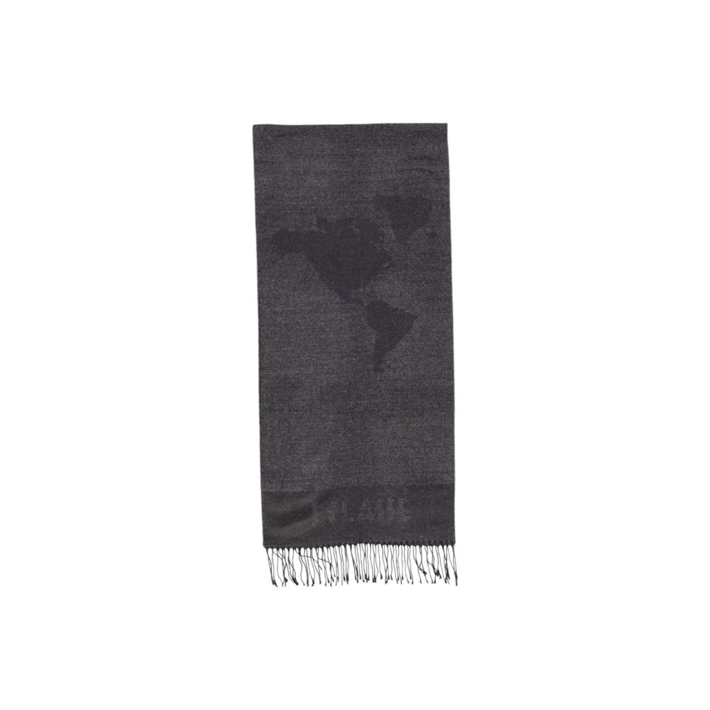 Alviero Martini Prima Classe Gray Viscose Scarf Alviero Martini Prima Classe