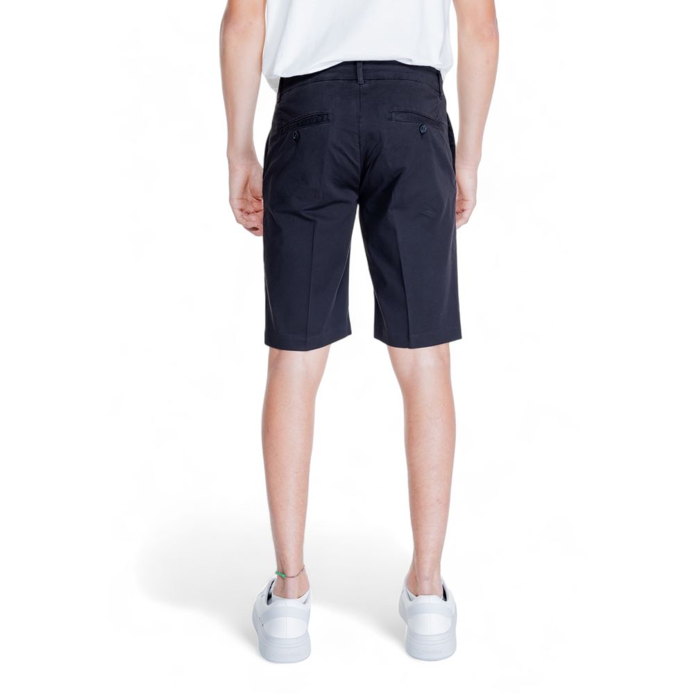 Antony Morato Black Cotton Bermuda Antony Morato