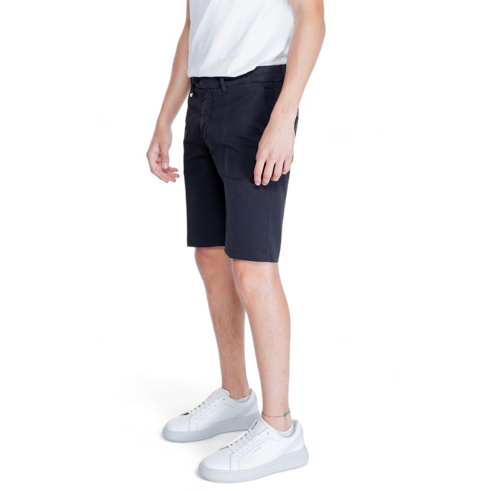 Antony Morato Black Cotton Bermuda Antony Morato