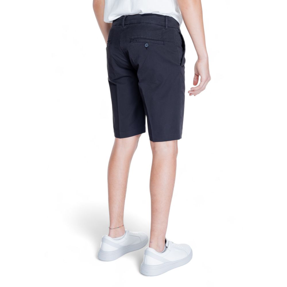 Antony Morato Black Cotton Bermuda Antony Morato