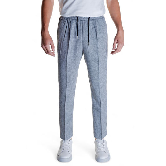 Antony Morato Black Linen Pant Antony Morato