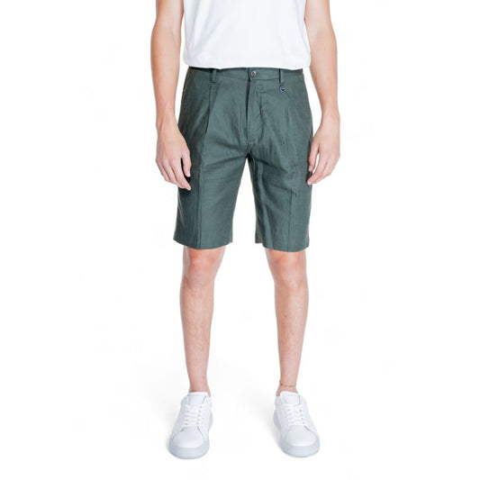 Antony Morato Green Linen Bermuda Antony Morato