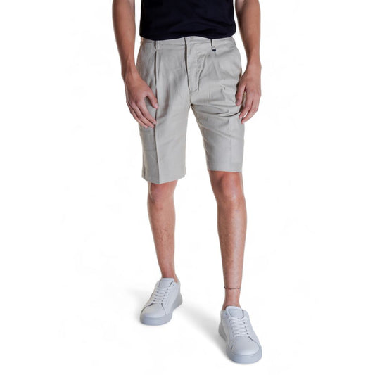 Antony Morato Beige Linen Bermuda Antony Morato