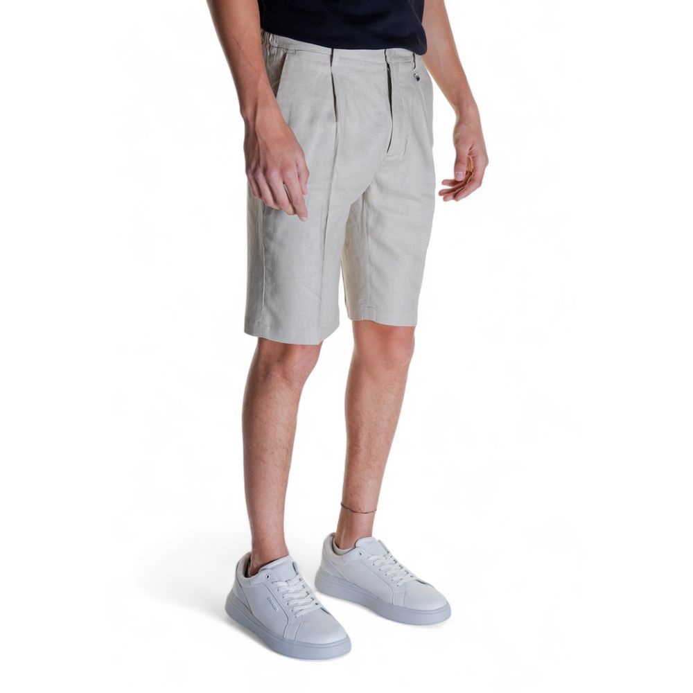 Antony Morato Beige Linen Bermuda Antony Morato