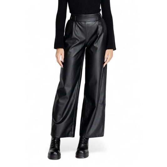 Jacqueline De Yong Black Polyester Pant Jacqueline De Yong