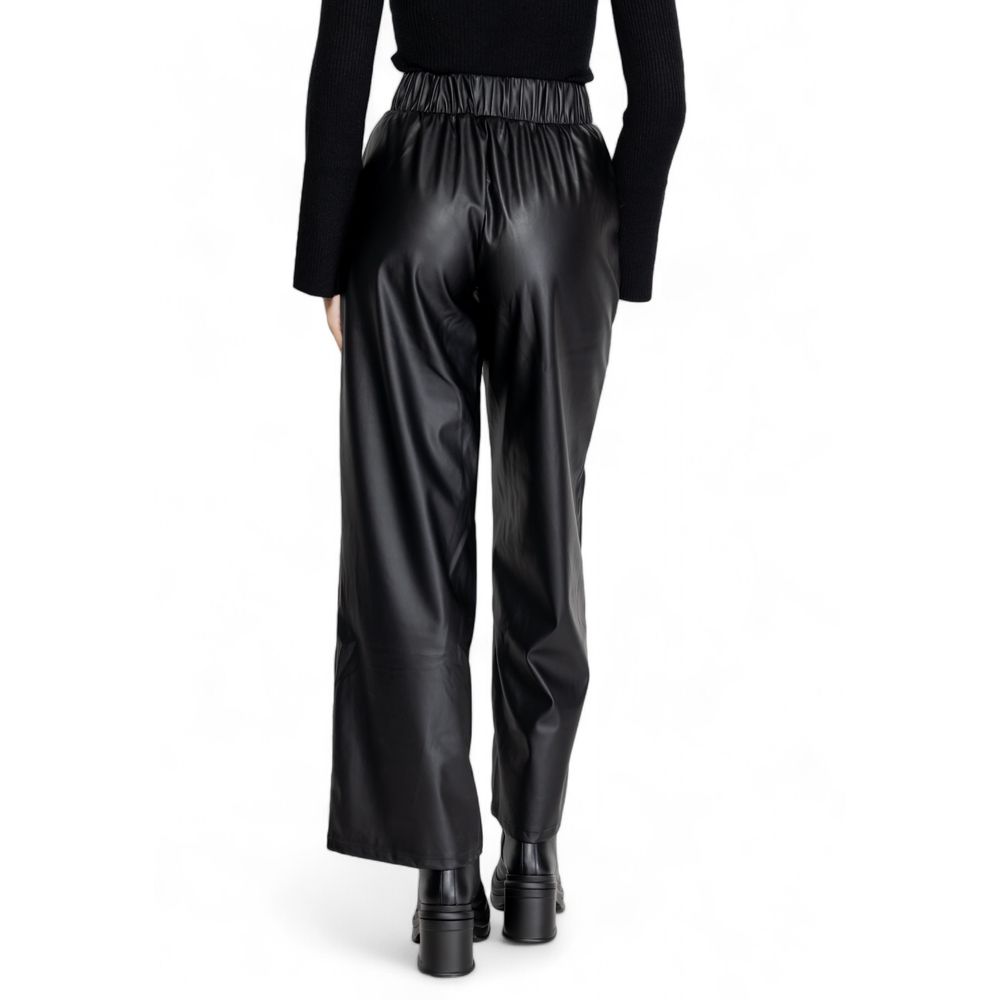 Jacqueline De Yong Black Polyester Pant Jacqueline De Yong