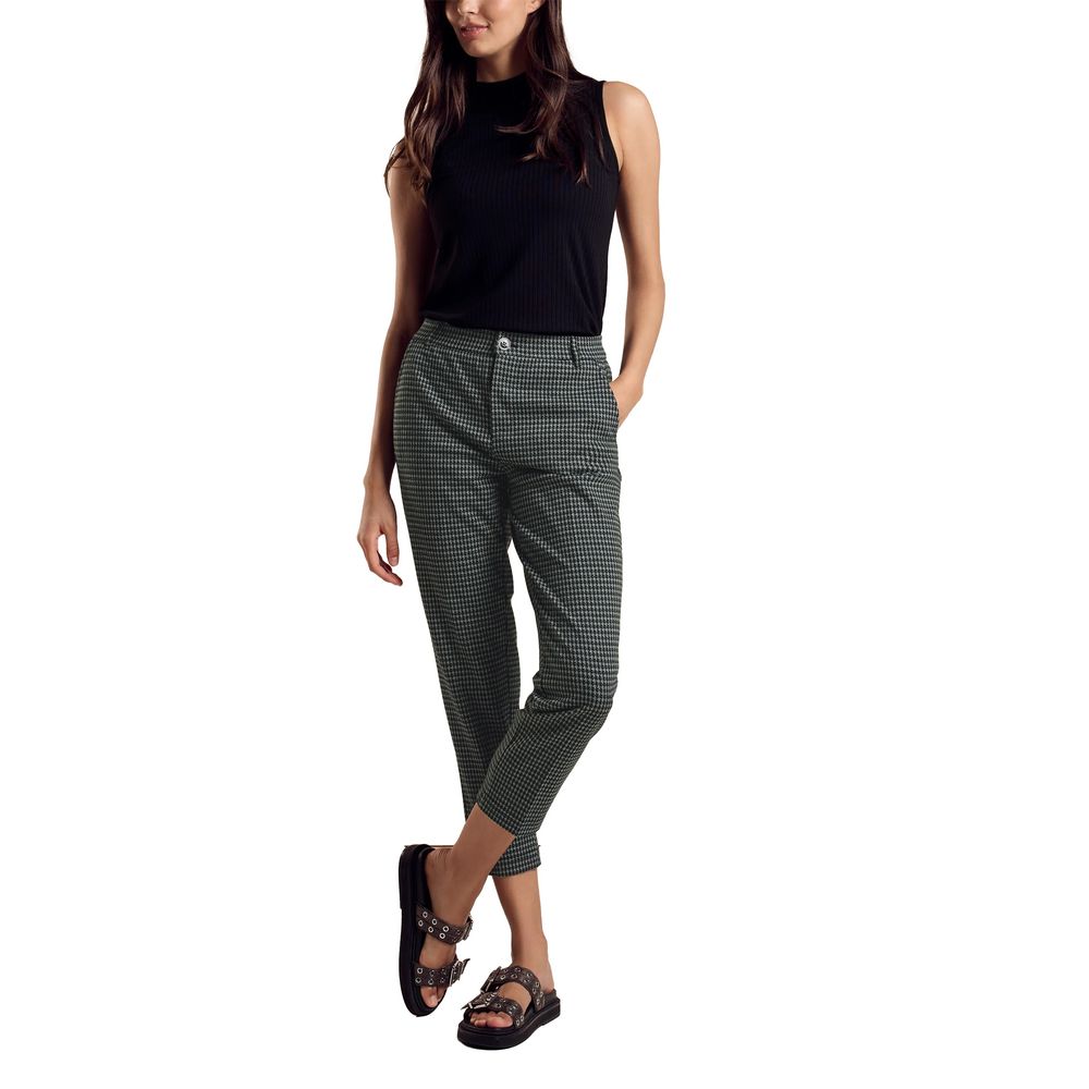 Street One Green Polyester Pant Street One
