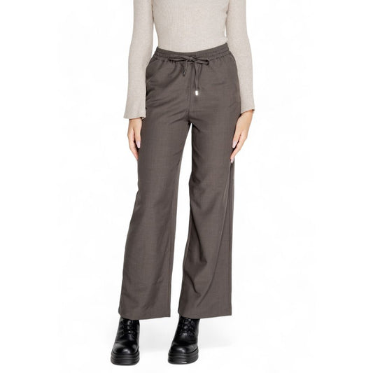 Only Gray Polyester Pant Only