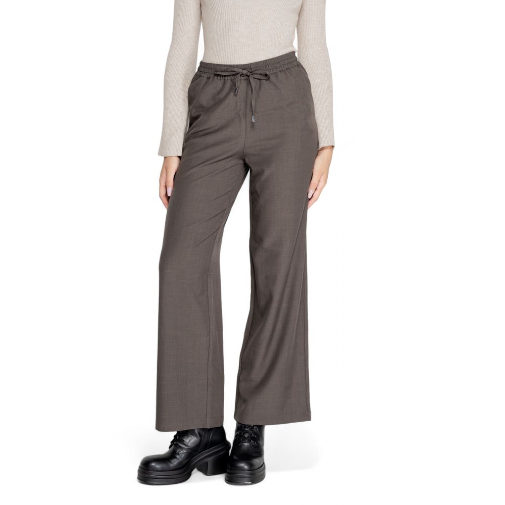 Only Gray Polyester Pant Only