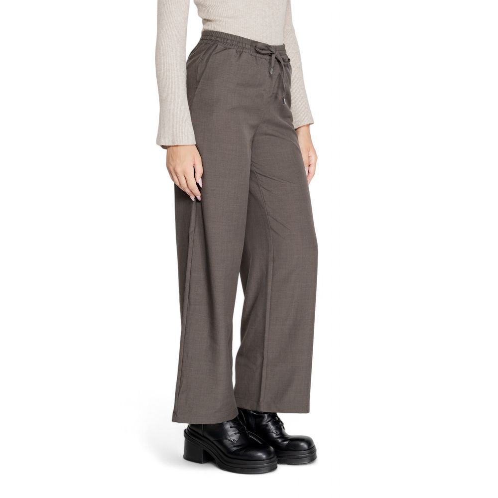 Only Gray Polyester Pant Only