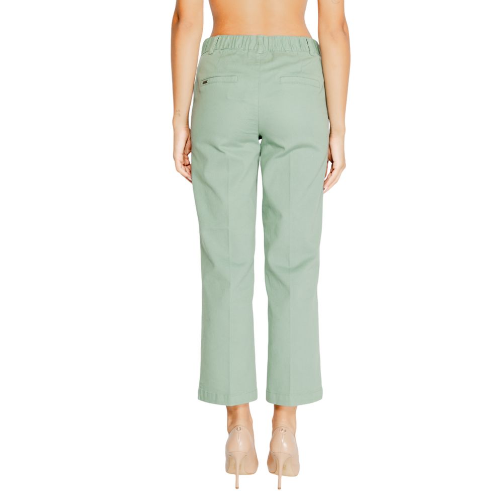 Street One Turquoise Cotton Pant Street One