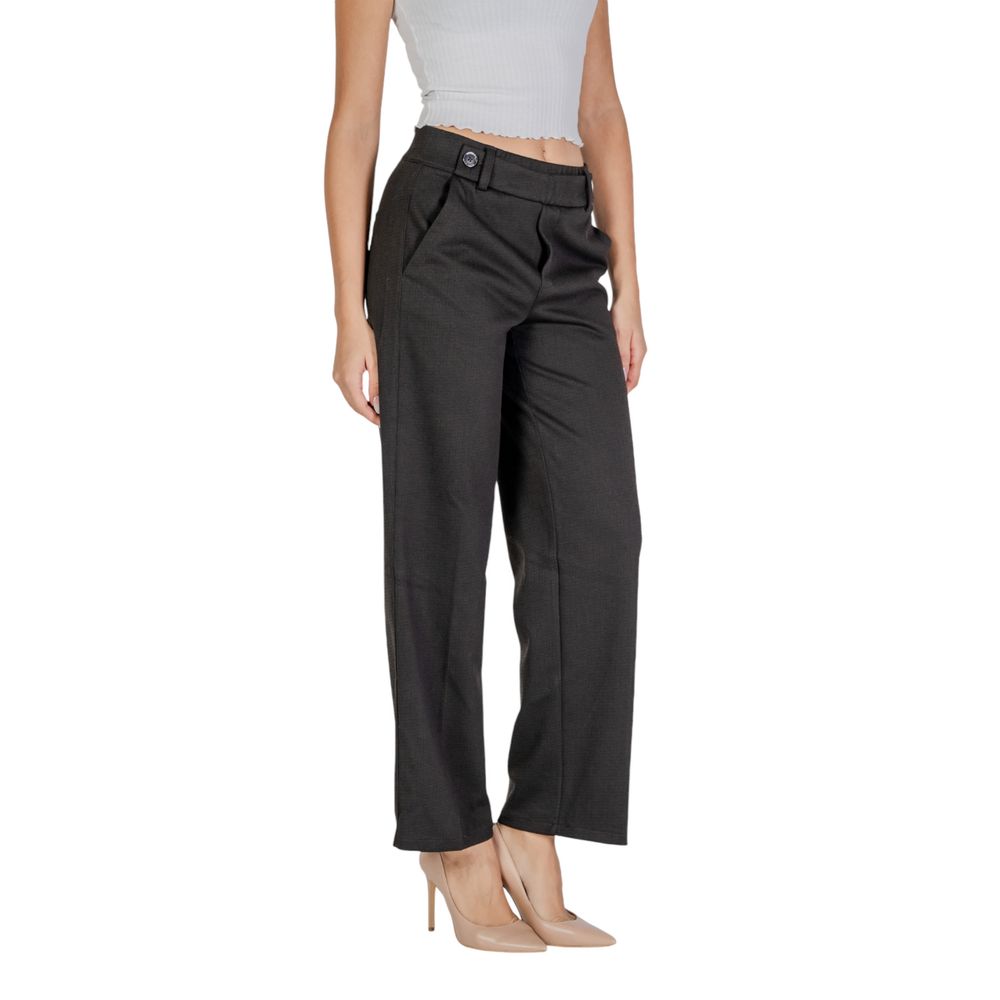 Street One Black Polyester Pant Street One