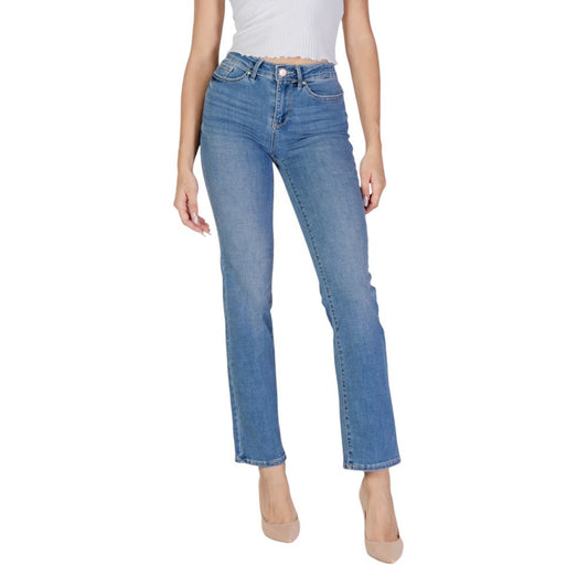 Vero Moda Light Blue Cotton Mom Jean Vero Moda