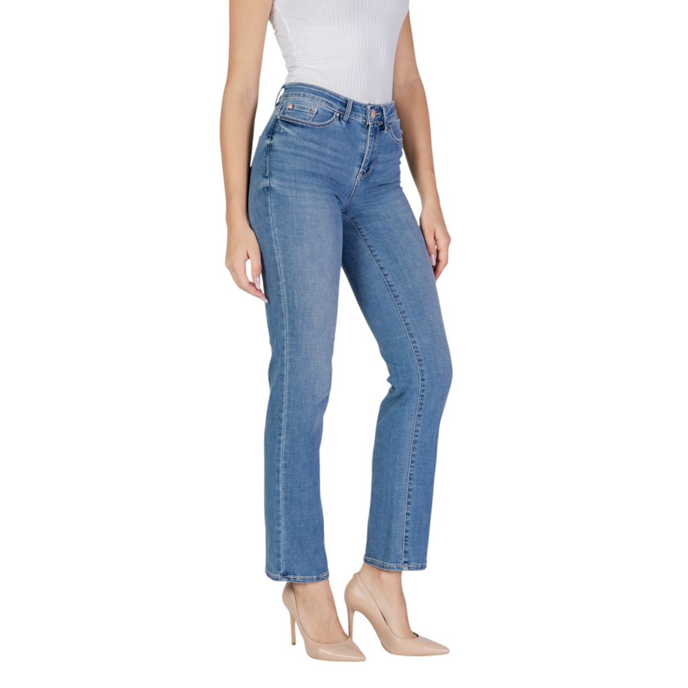 Vero Moda Light Blue Cotton Mom Jean Vero Moda