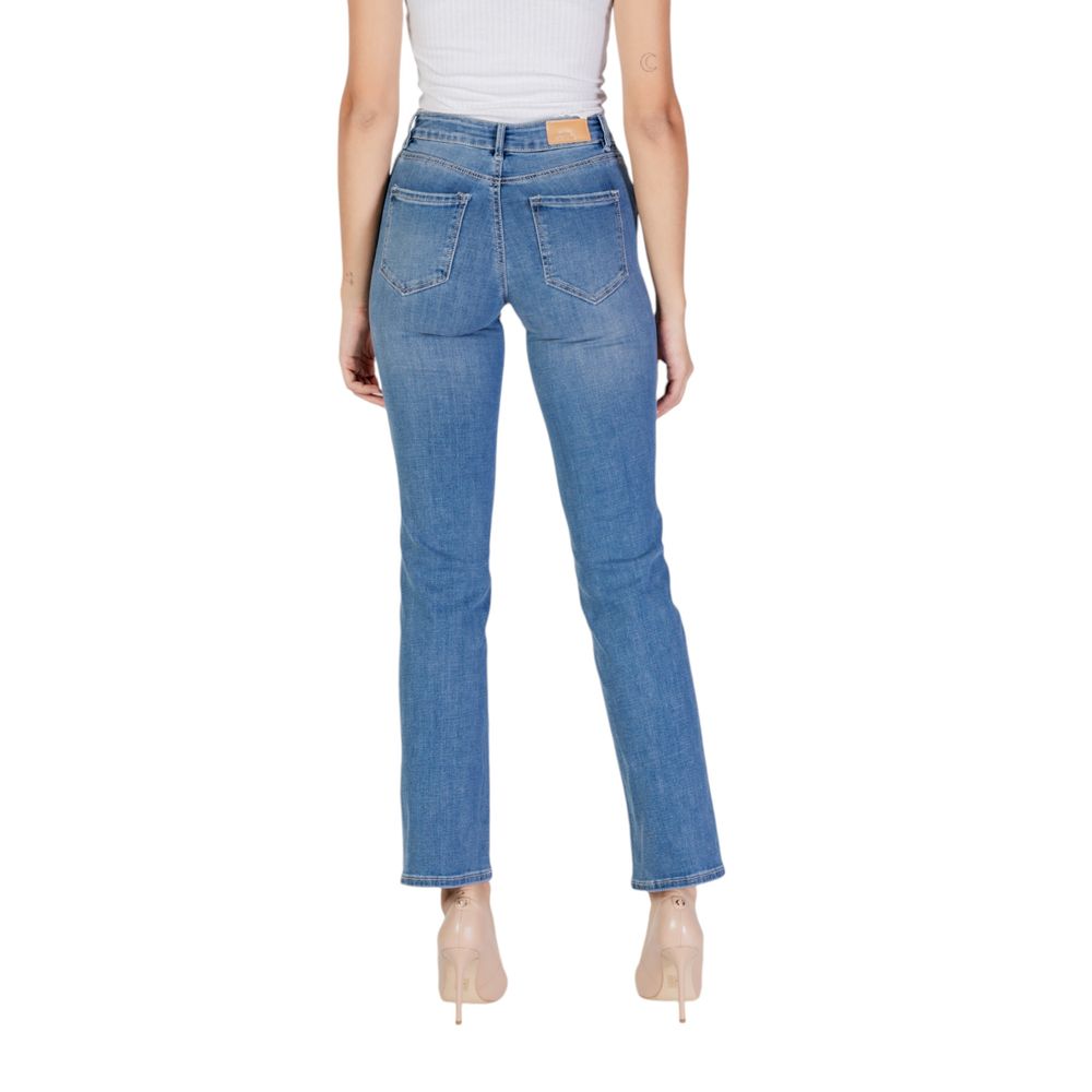 Vero Moda Light Blue Cotton Mom Jean Vero Moda