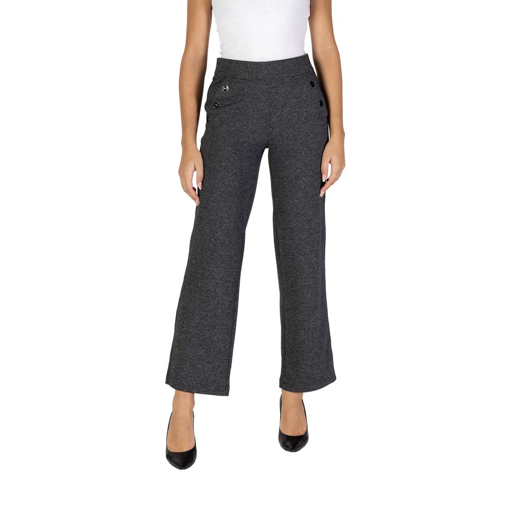 Street One Black Polyester Pant Street One