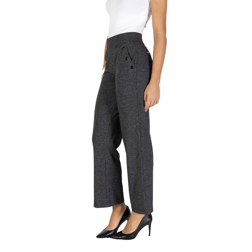 Street One Black Polyester Pant Street One