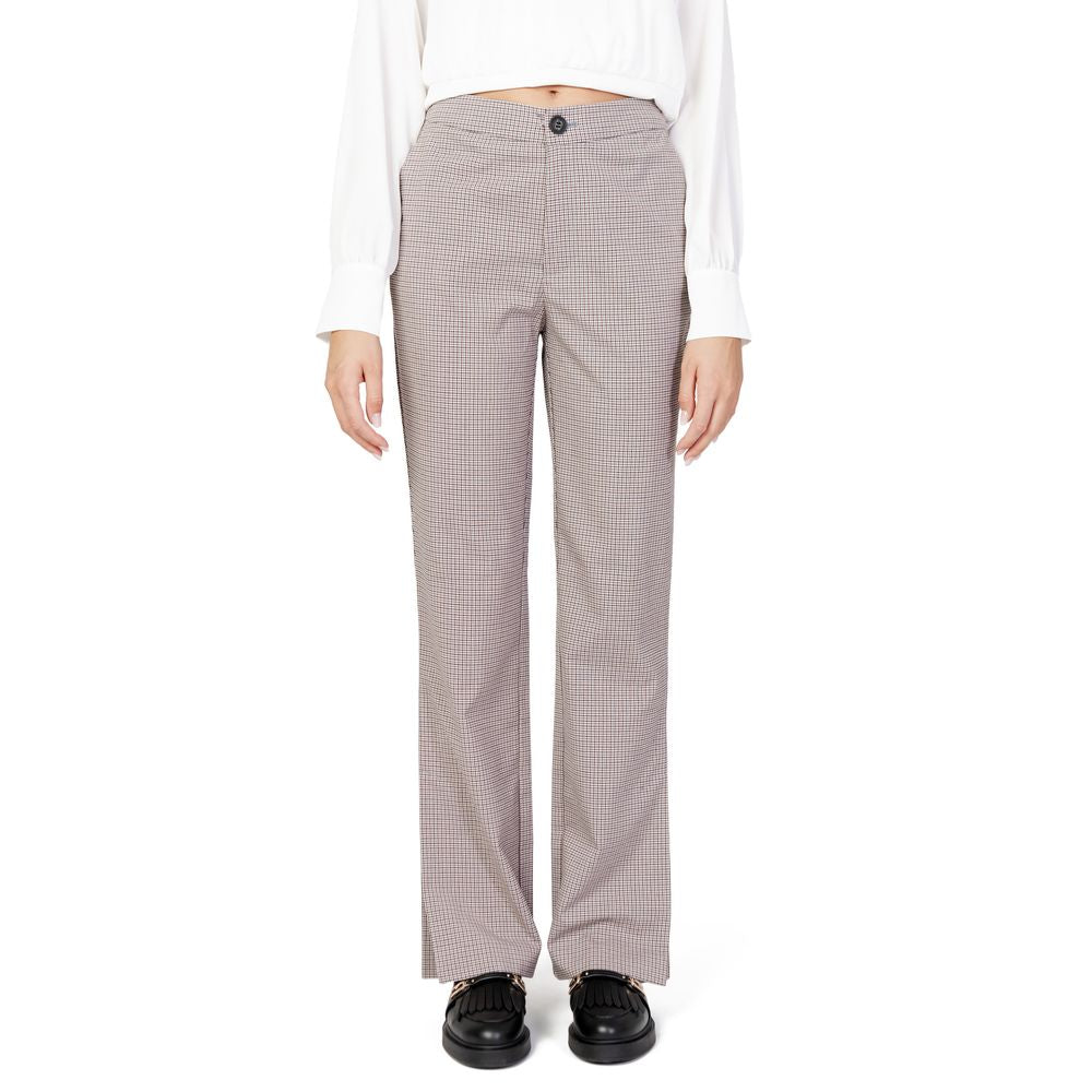 Only Beige Polyester Pant Only