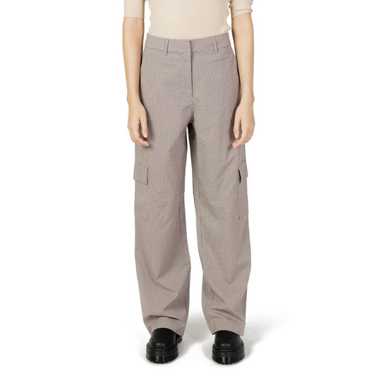 Only Beige Polyester Pant Only