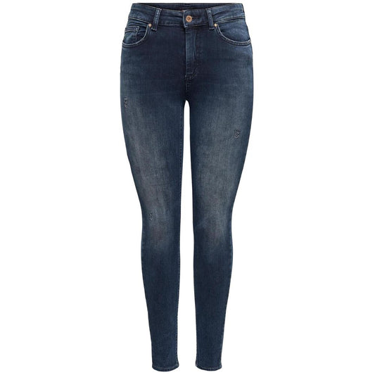 Only Blue Cotton Skinny Jean Only