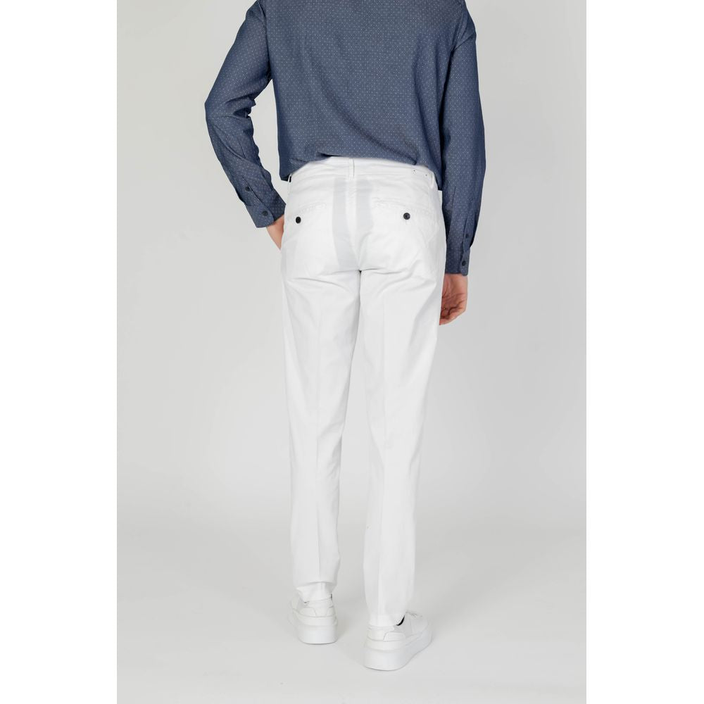 Antony Morato Cream Cotton Skinny Pant Antony Morato