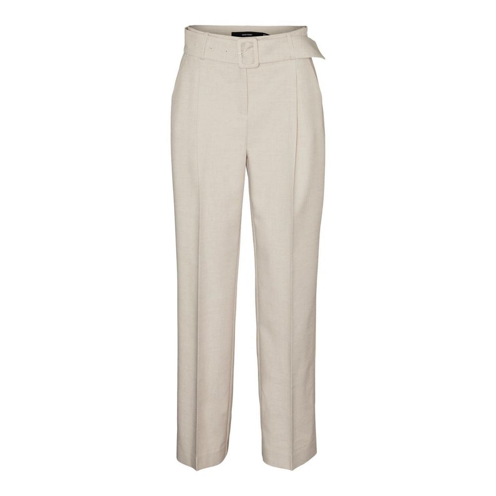 Vero Moda Gray Polyester Casual Pants Vero Moda