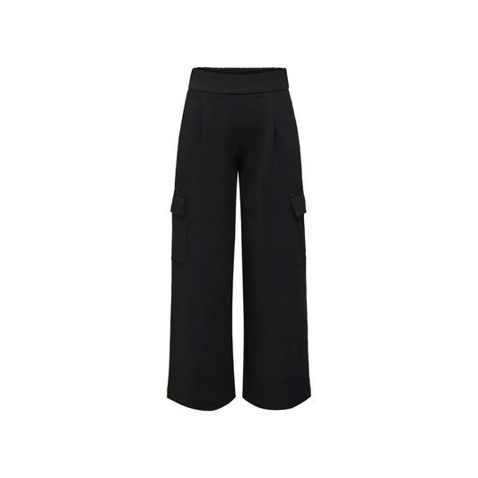 Jacqueline De Yong Black Polyester Pant Jacqueline De Yong