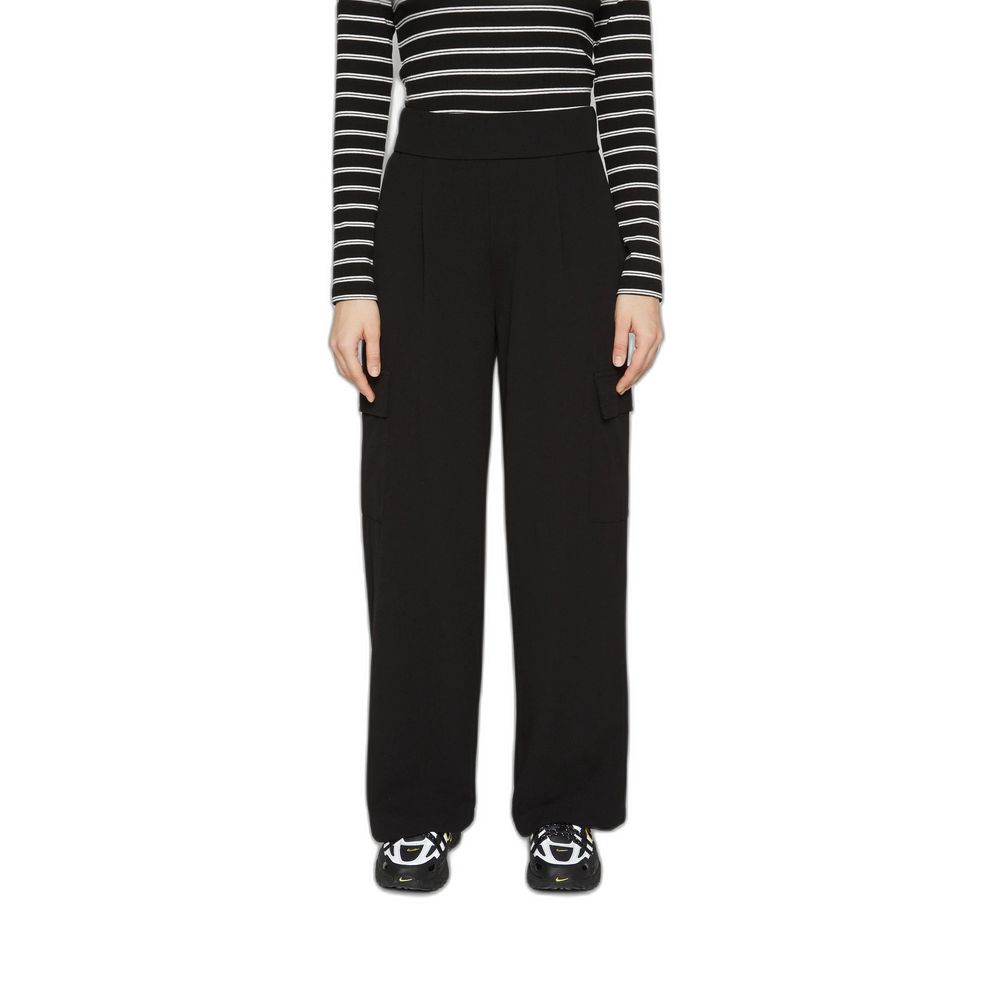 Jacqueline De Yong Black Polyester Pant Jacqueline De Yong