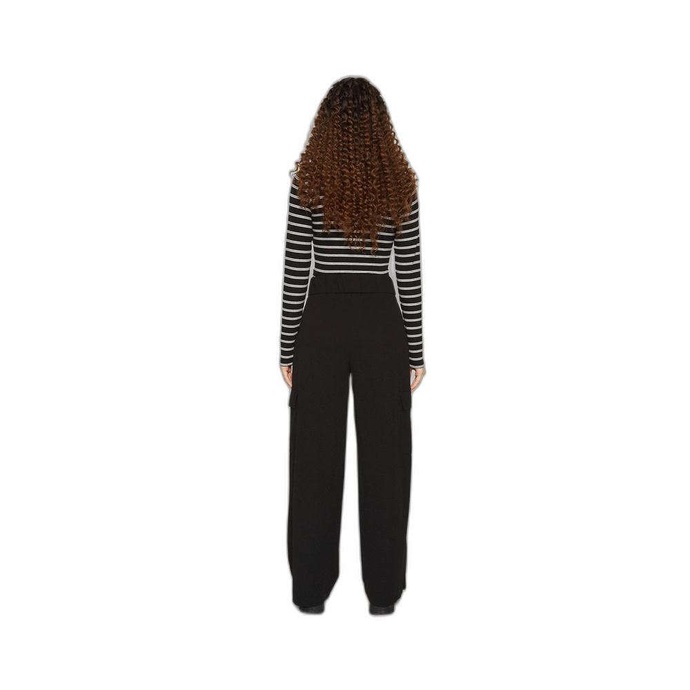 Jacqueline De Yong Black Polyester Pant Jacqueline De Yong