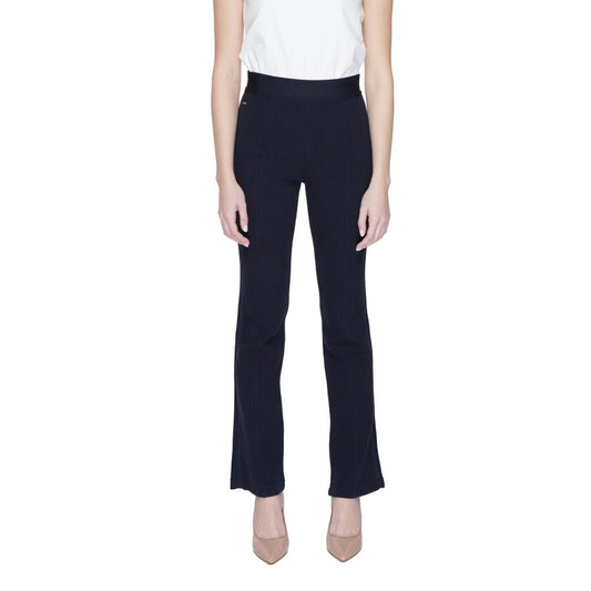 Street One Blue Cotton Pant Street One