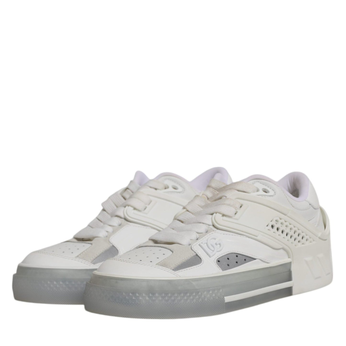 Dolce & Gabbana White DG Logo CUSTOM 2.Zero Sneakers Shoes Dolce & Gabbana