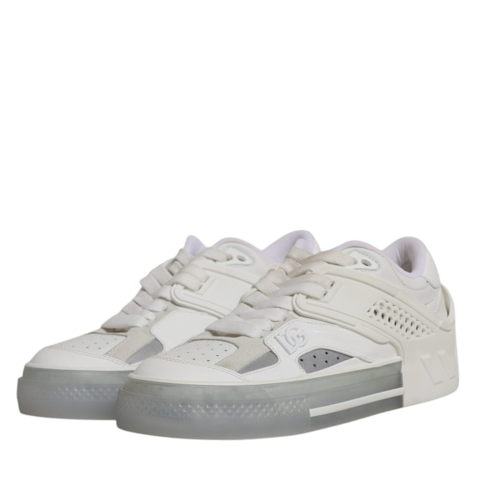 Dolce & Gabbana White DG Logo CUSTOM 2.Zero Sneakers Shoes Dolce & Gabbana