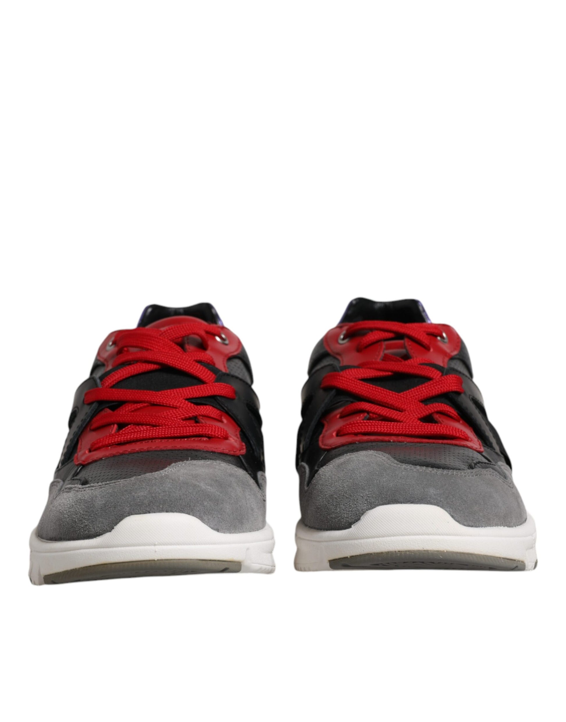 Dolce & Gabbana Multicolor Leather Suede Low Top Sneakers Shoes Dolce & Gabbana