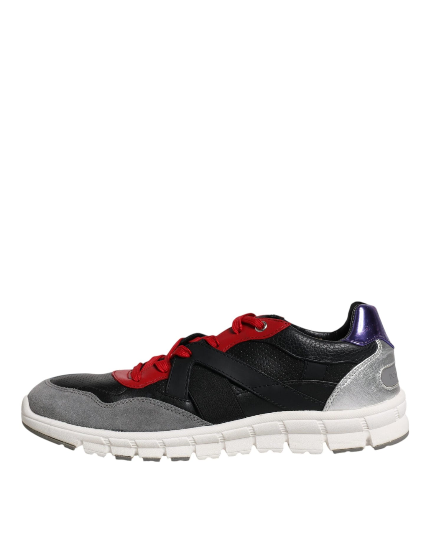 Dolce & Gabbana Multicolor Leather Suede Low Top Sneakers Shoes Dolce & Gabbana