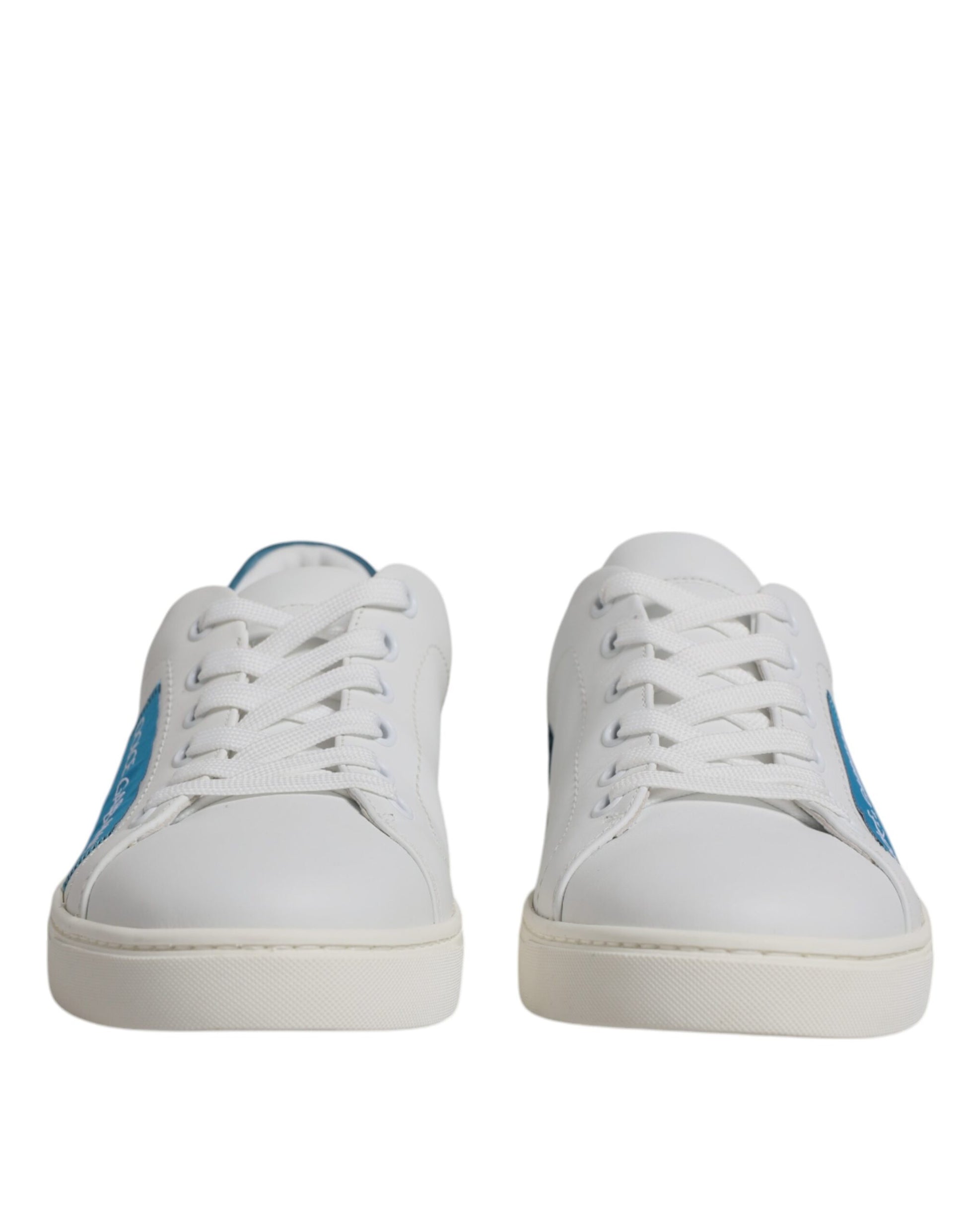 Dolce & Gabbana White London Calf Leather Sneakers Shoes Dolce & Gabbana