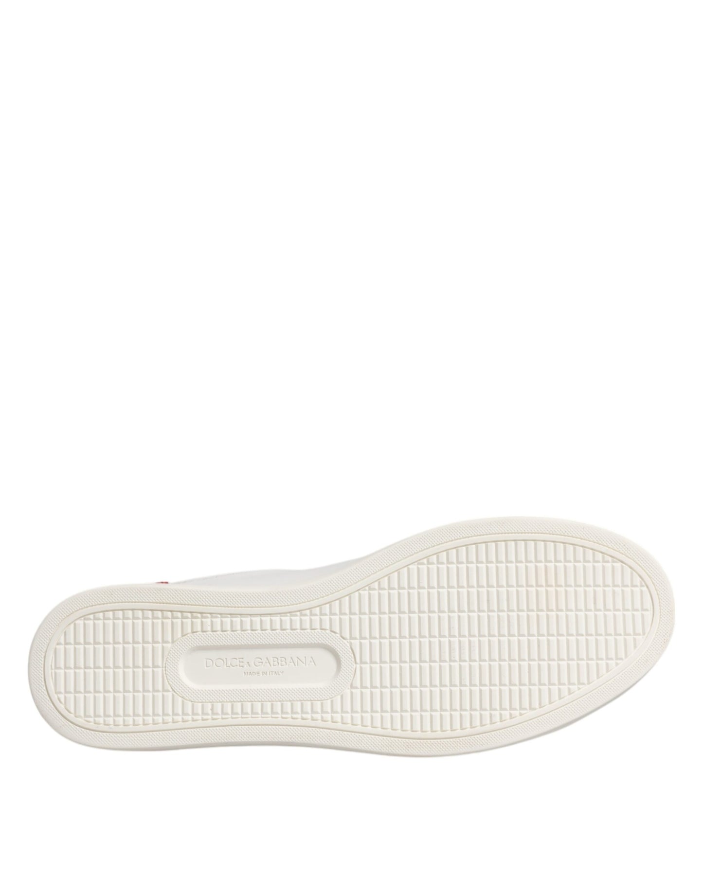 Dolce & Gabbana White London Calf Leather Sneakers Shoes Dolce & Gabbana