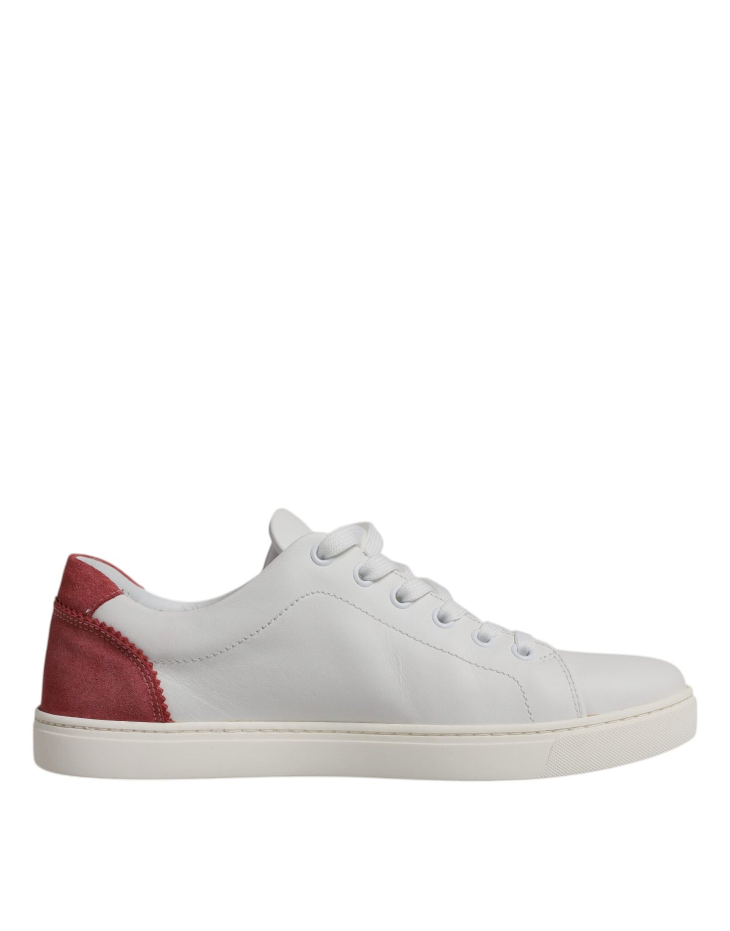 Dolce & Gabbana White London Calf Leather Sneakers Shoes Dolce & Gabbana