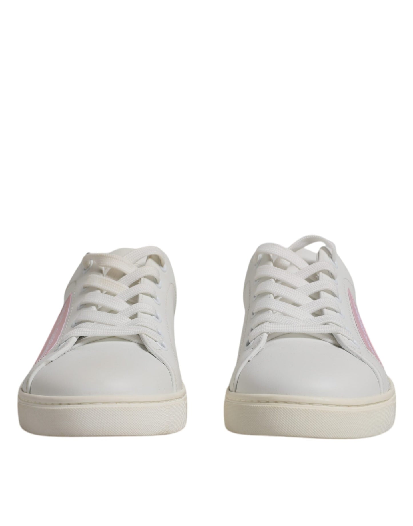 Dolce & Gabbana White Classic Calf Leather Sneakers Shoes Dolce & Gabbana