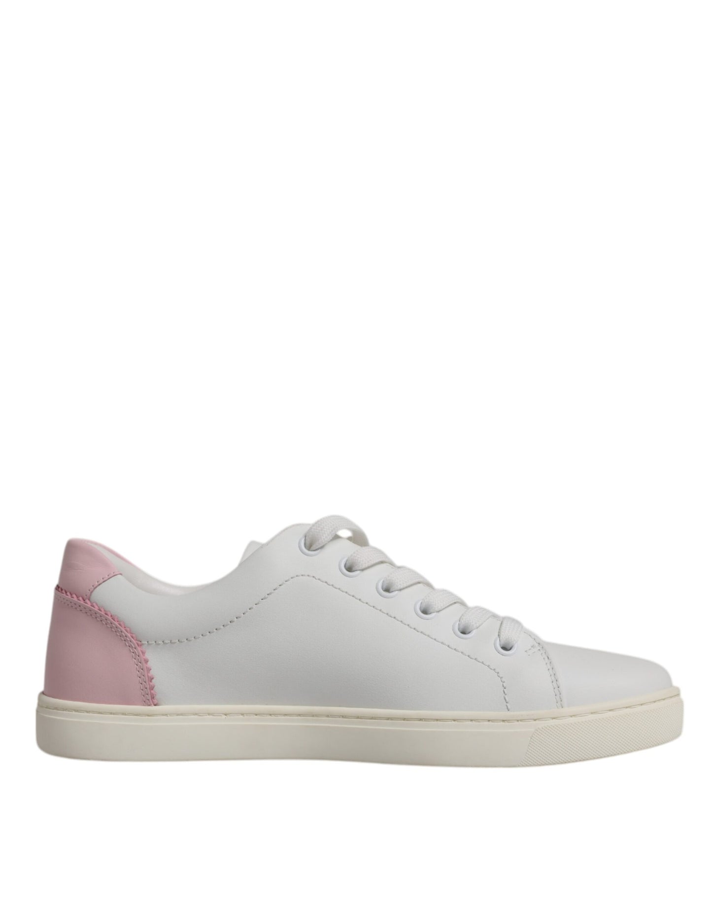 Dolce & Gabbana White Classic Calf Leather Sneakers Shoes Dolce & Gabbana