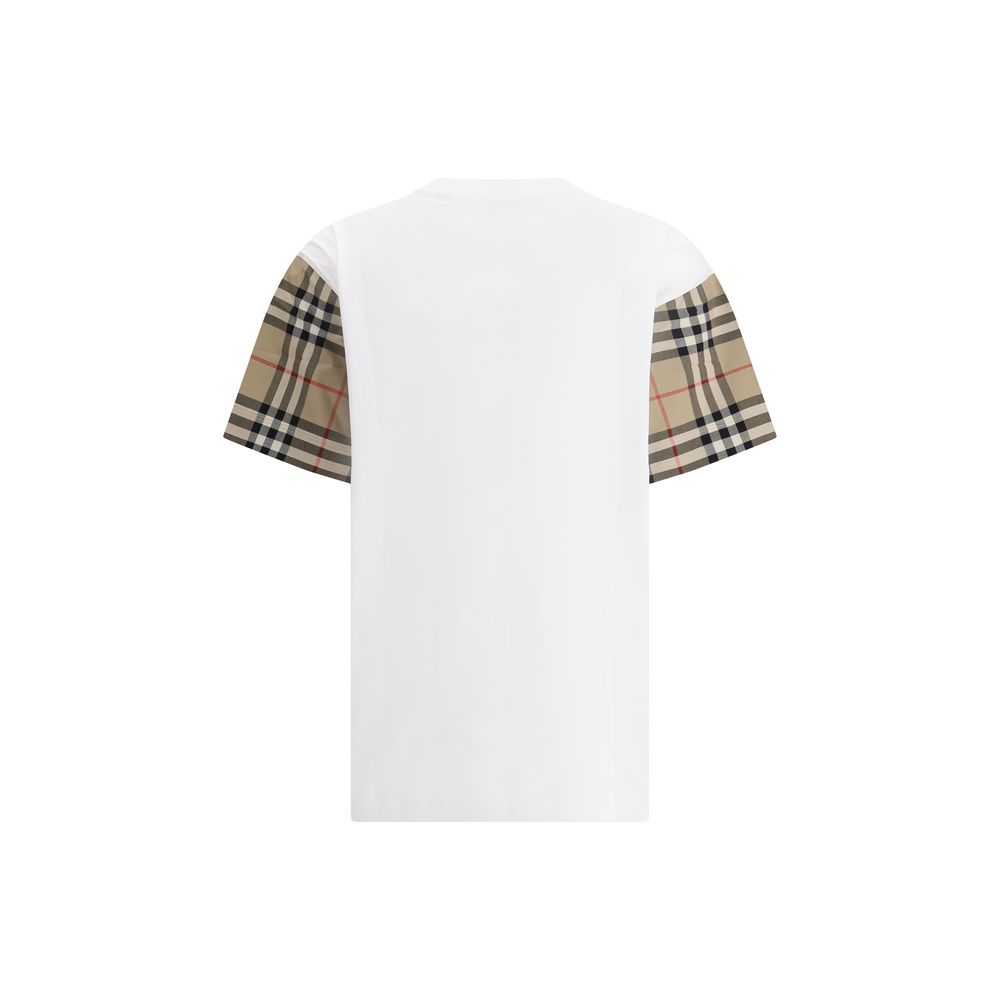 Burberry White Cotton T-Shirt Burberry
