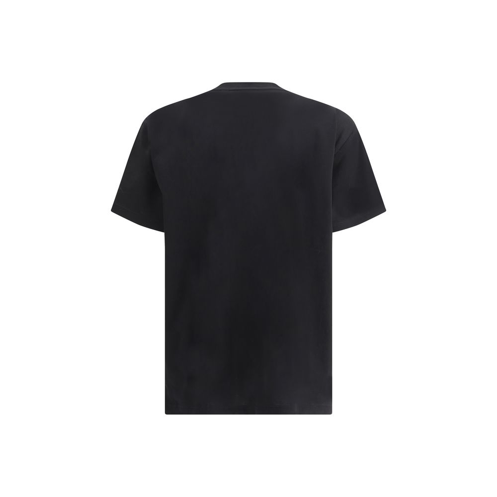 Burberry Black Cotton T-Shirt Burberry