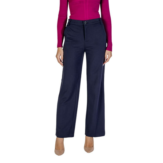 Street One Blue Viscose Pant Street One