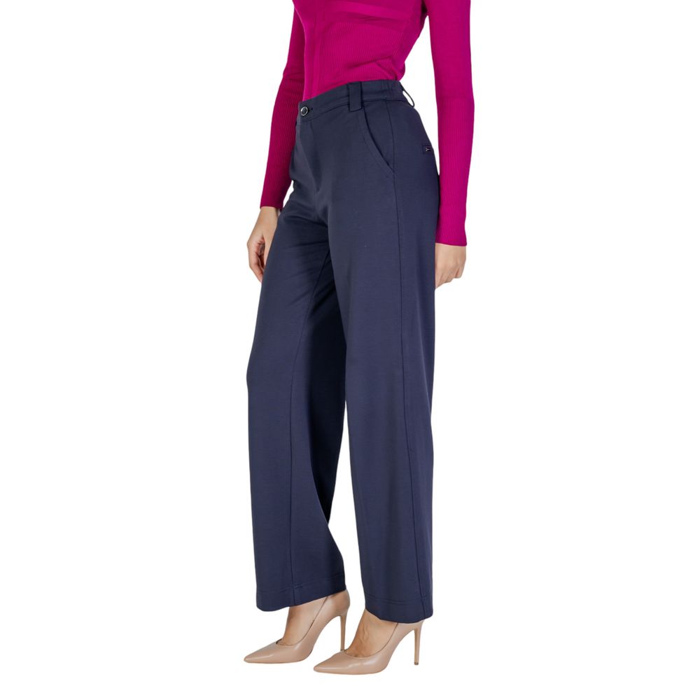 Street One Blue Viscose Pant Street One