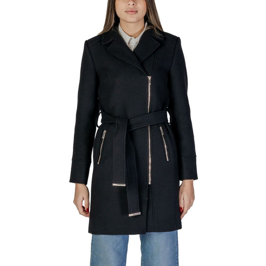 Morgan De Toi Black Wool Coat Morgan De Toi